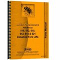Aftermarket Parts Manual (AC-P-510 512+) Fits Allis Chalmers 500 600 Series Forklift RAP65769